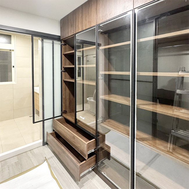 鋁框櫥櫃門WL351