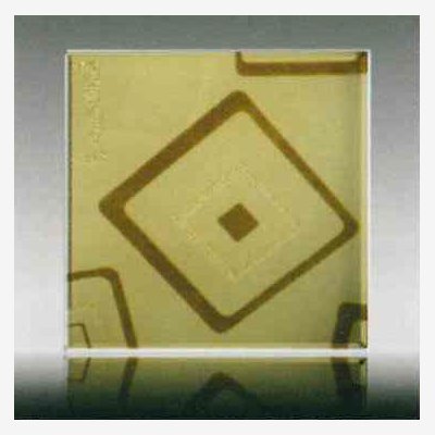 夾紗玻璃-方套方金