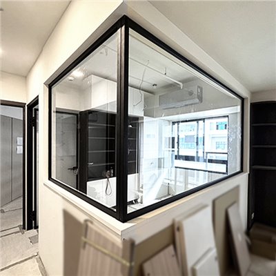 L型黑框屏風WL275