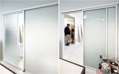 外掛式白框拉門WL308