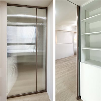 隱藏式鋁框拉門WL375